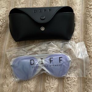 Women's DIFF Purple Sunglasses